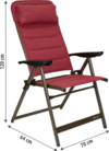 Berger Slimline Klappsessel Bordeaux