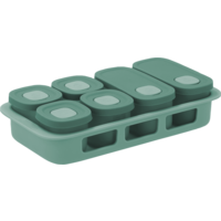 Berger set voedselbakjes incl. opbergbakje, groen
