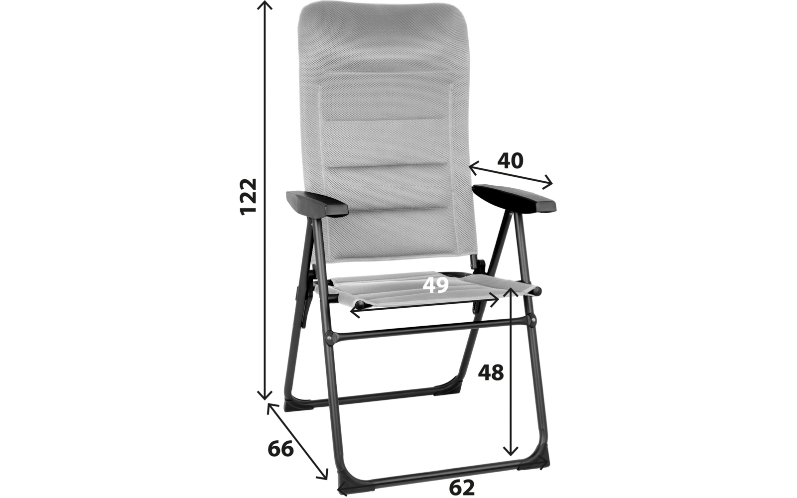 Produktbild Brunner Skye RT Klappstuhl 7-fach verstellbar 1