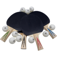 Sunflex sport Round Table Tennis Set with 4 bats and 10 balls