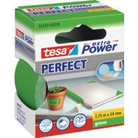 Tesa Extra Power Perfect Klebeband Gewebe 2,75 m Gr&uuml;n 38 mm  