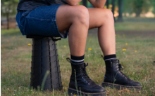 Tabouret télescopique Berger noir