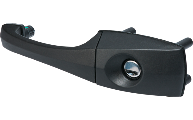 STS motorhome lock ArcH for STS / Zadi cylinder with outer handle black and inner lock right / white