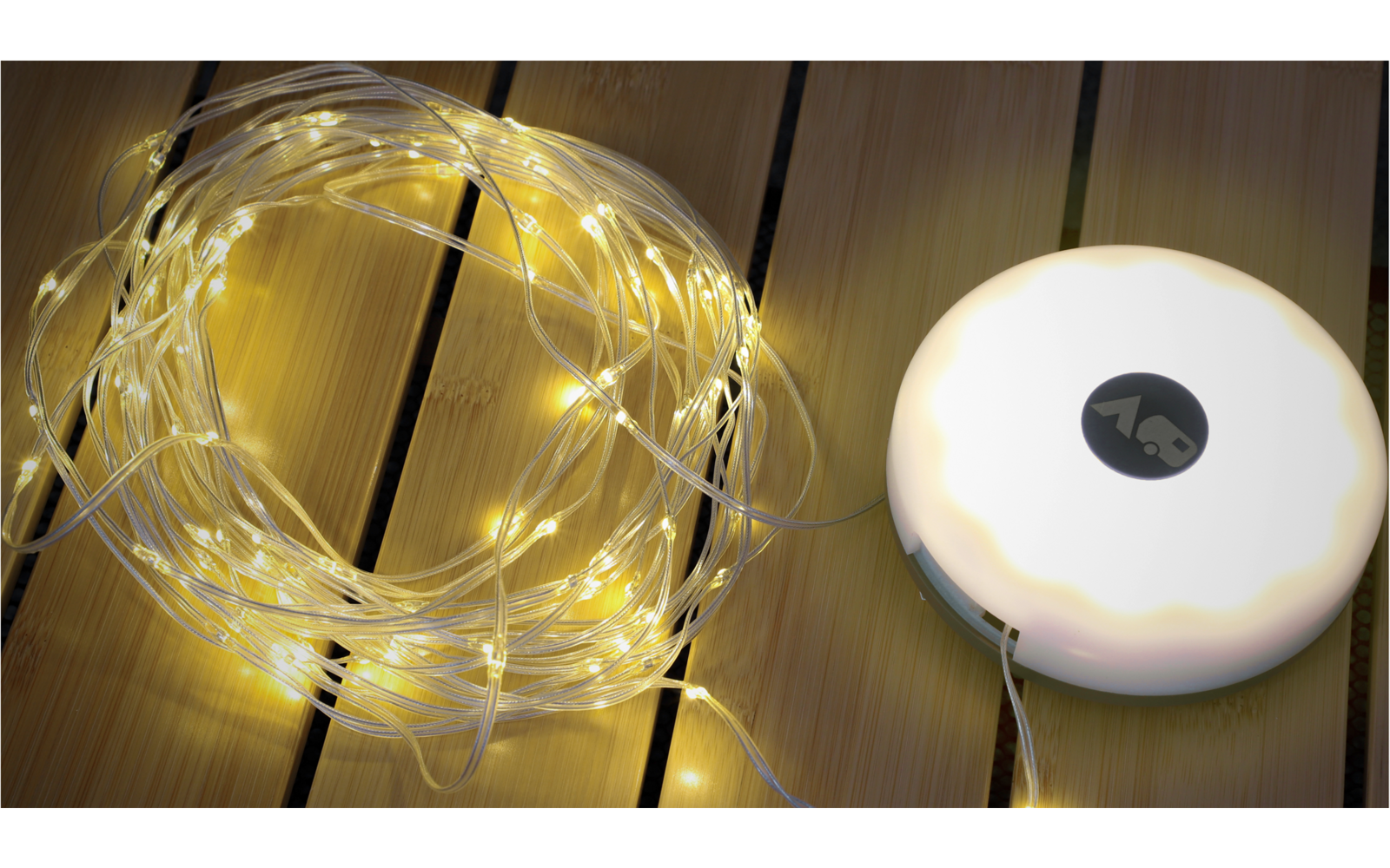 Produktabbildung: Berger 2-in-1 Campingleuchte und Lichterkette (Länge 10 m)