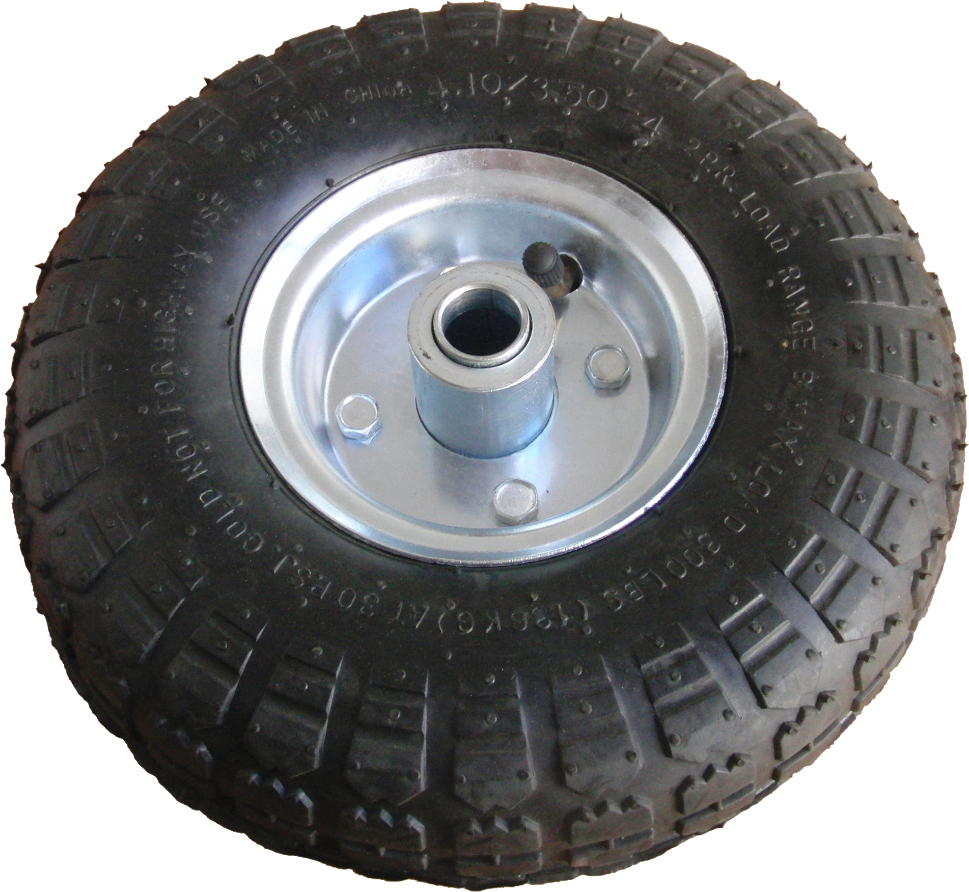 moog Trailerparts Pneumatic wheel with sheet metal rim for support ...