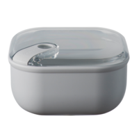 Bo&icirc;te &agrave; pain carr&eacute;e 1 litre gris Omada