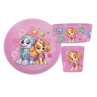 Koziol Connect Paw Patrol servies 3-delig roze
