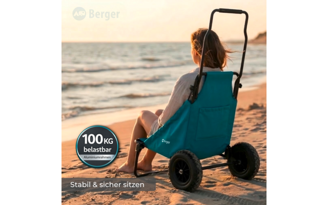 Produktbild Berger BeachBoy Strand-Trolley mit Sitz 1