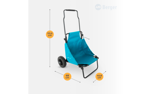 Produktbild Berger BeachBoy Strand-Trolley mit Sitz 1
