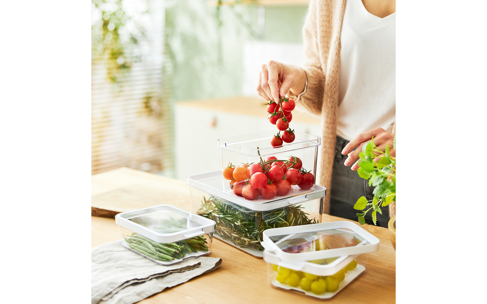 Produktbild Rotho Cauma K&uuml;hlschrankorganizer Set  1