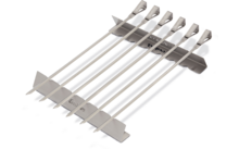 427922 - Enders Schaschlikspieß Set 6 teilig aus Edelstahl mit Haltergestell