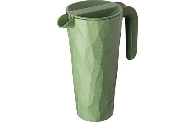 Koziol Club Pitcher super glass jug with lid 1.5 liters nature leaf green