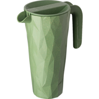 Koziol Club Pitcher super glass jug with lid 1.5 liters nature leaf green