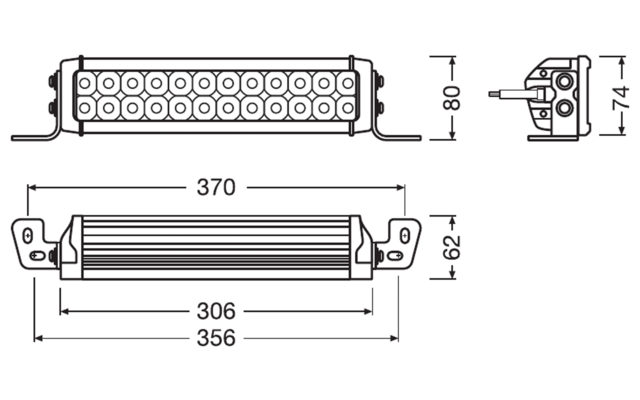 Osram LEDriving LIGHTBAR VX250-CB Zusatzscheinwerfer