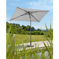 Schneider Schirme Sevilla Balkonschirm 240 x 140 cm silbergrau