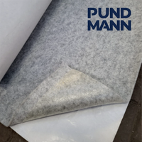 Pundmann B4F Self-adhesive felt flooring 6 m&sup2; roll light gray
