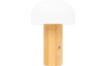428447 - Bo-Camp Nasstington Akku-Tischlampe aus Bambus dimmbar 180 lm