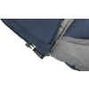 Outwell Contour Lux Deep Blue reversible blanket sleeping bag 220 cm zipper left