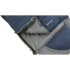 Outwell Contour Lux Deep Blue reversible blanket sleeping bag 220 cm zipper left