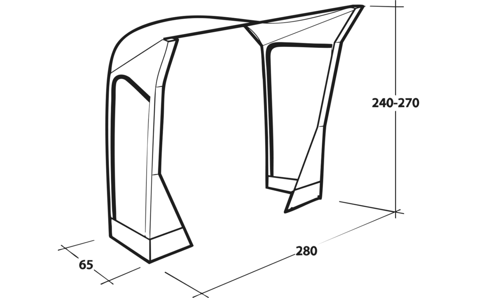 Schaukelgestell mit Sitz und Sicherungsbügel