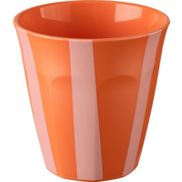 Koziol Campingbecher Nora Cup M 300 ml Stripes strong coral