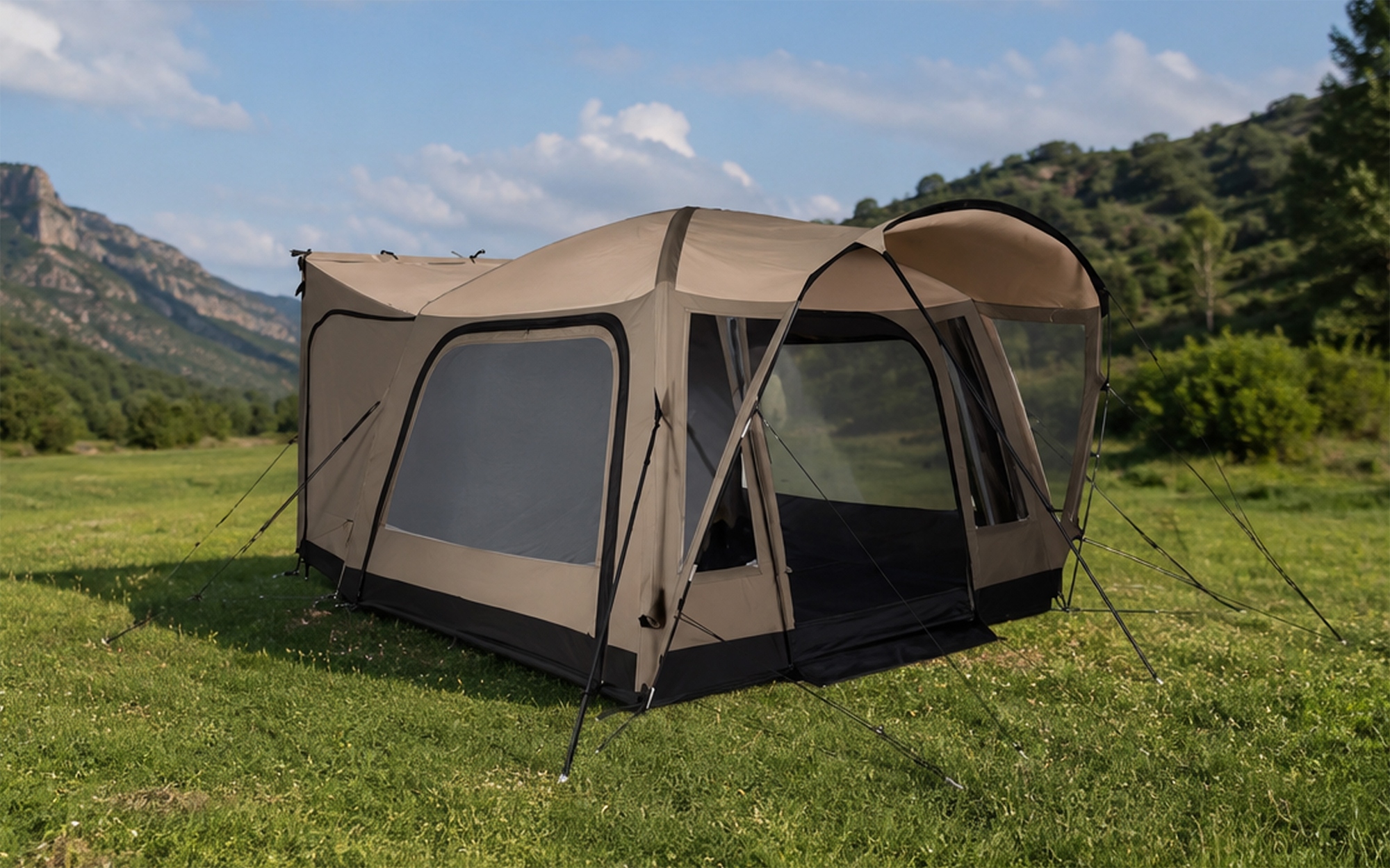 Kampa Roam Air TC Low freestanding awning for camper vans 300 x