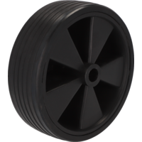 Moog Trailerparts Massief rubberen wiel met kunststof velg voor jockeywiel