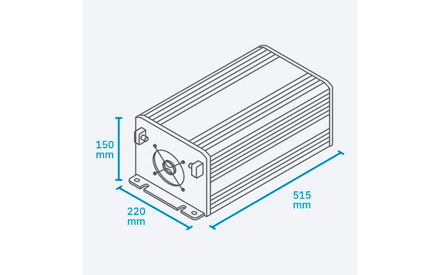 Produktbild Ective TSI Pro Sinus Wechselrichter mit Netzvorrangschaltung 1