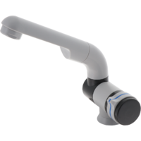 Barwig automatische compacte koudwaterkraan met 10 mm uitloop grijs/antraciet