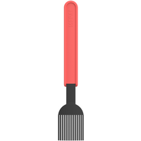 Mepal Chef It pinceau &agrave; p&acirc;tisserie en polypropyl&egrave;ne 22 cm r&eacute;sistant &agrave; la chaleur jusqu'&agrave; 250 &deg;C coral