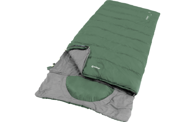Outwell Contour Lux XL reversible blanket sleeping bag green extra long 235 cm