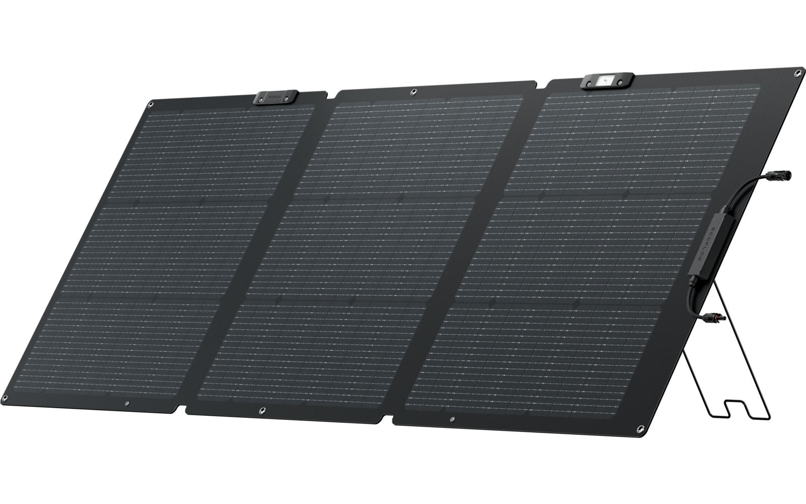 Dreiteiliges faltbares Solarpanel mit Stützfüßen