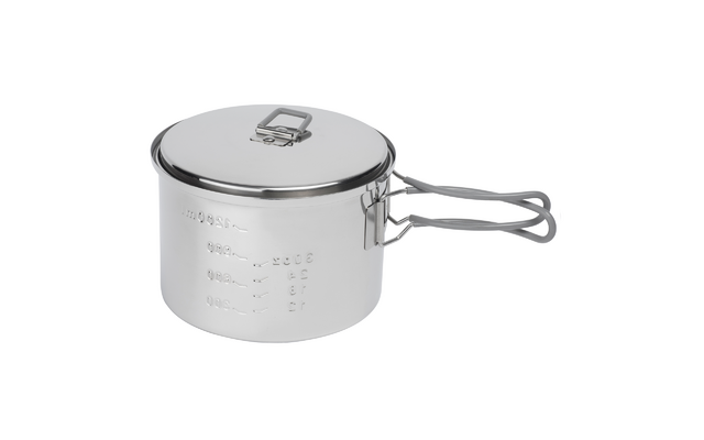 Esbit stainless steel pot, 1600 ml