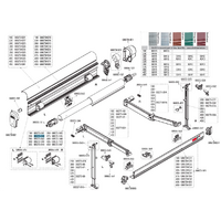Fiamma awning roller for awning F45s 230 - Fiamma spare part number 98673-069