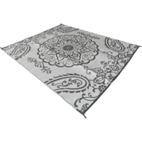Alfombra suelo para avanc&eacute; / de exterior 200 x 270 cm GreyOrnament Berger