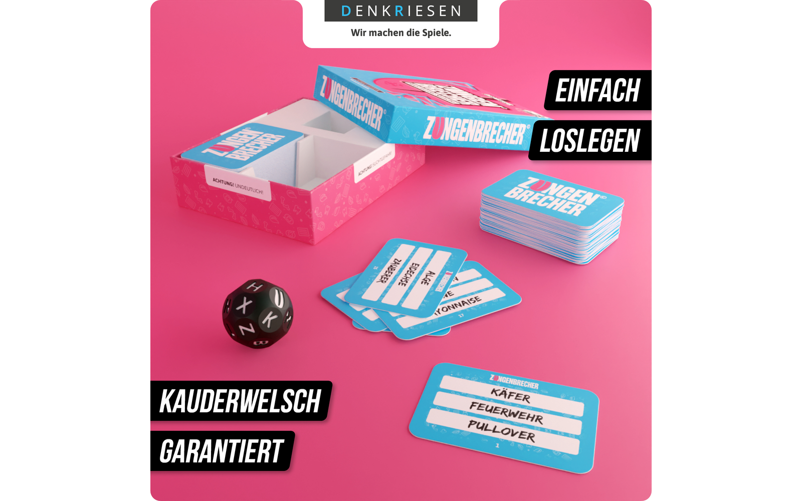 Product afbeelding Denkriesen Zungenbrecher Partyspiel Wortspiel ab 9 Jahren 1