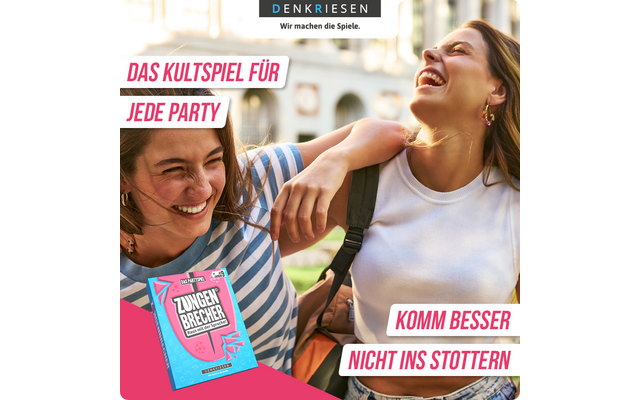 Product afbeelding Denkriesen Zungenbrecher Partyspiel Wortspiel ab 9 Jahren 1