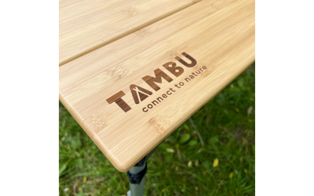 Produktbild Tambu Campingtisch h&ouml;henverstellbar aus recyceltem Polyester 1