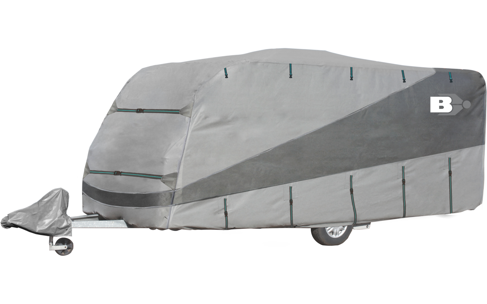 Produktbild Brunner Caravan Cover Polycoat Wohnwagen-Schutzh&uuml;lle wasserdicht und atmungsaktiv mit Bel&uuml;ftung  1
