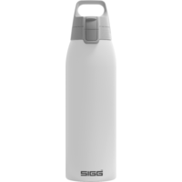 SIGG Shield Therm One Isolierflasche Edelstahl vakuumisoliert 1 Liter wei&szlig;