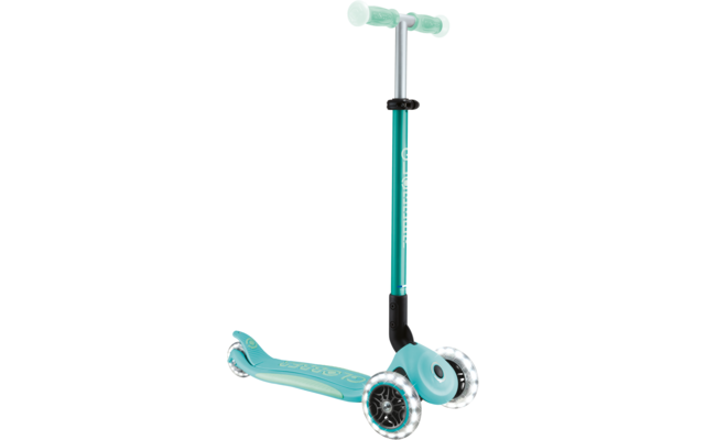 Produktbild Globber Elite Lights Glow Dreirad Scooter h&ouml;henverstellbar mit LED Leuchtrollen 1