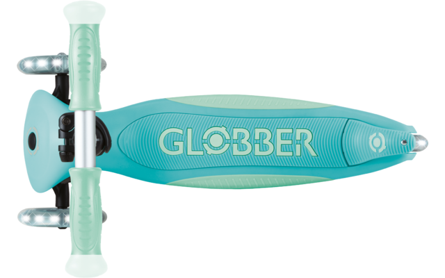 Produktbild Globber Elite Lights Glow Dreirad Scooter h&ouml;henverstellbar mit LED Leuchtrollen 1