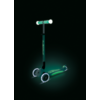 Kleines Produktbild Globber Elite Lights Glow Dreirad Scooter h&ouml;henverstellbar mit LED Leuchtrollen 1