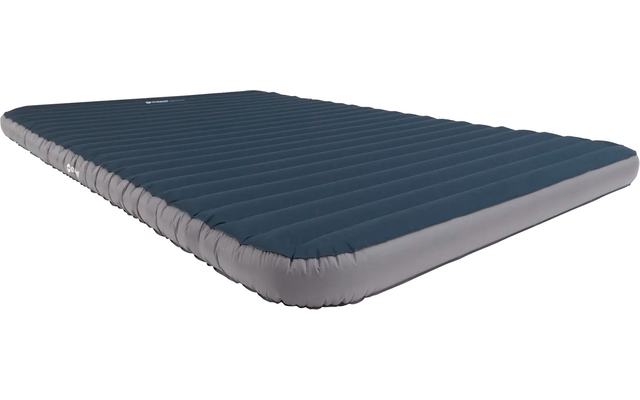 Blauwgrijze rechthoekige matras topper