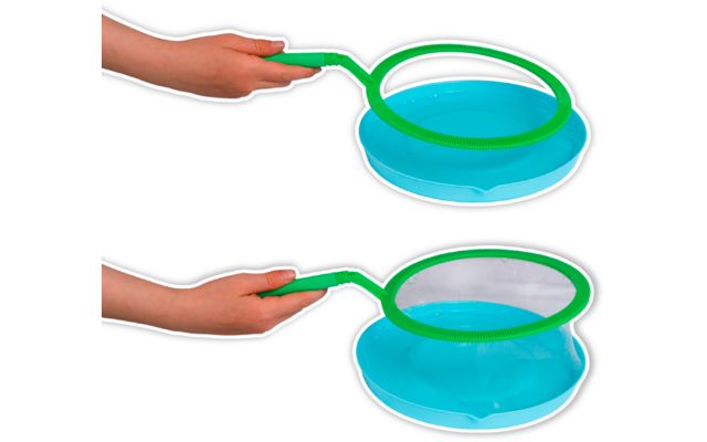 Produktbild alldoro Riesen Seifenblasen Set XXL Seifenblasenring 3 teilig 280 ml 1