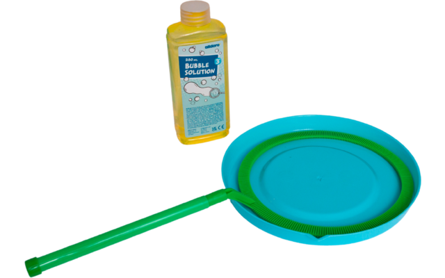 Produktbild alldoro Riesen Seifenblasen Set XXL Seifenblasenring 3 teilig 280 ml 1