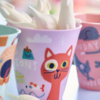 Kleines Produktbild Koziol Nora Cup M Purrs Becher 300 ml 1
