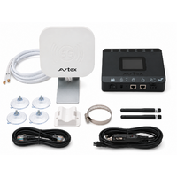 Avtex AMR105P 5G Wi-Fi 6 Dual-SIM-Router mit tragbarer MiMo-Antenne f&uuml;r 12/24 V Antennenfarbe wei&szlig;