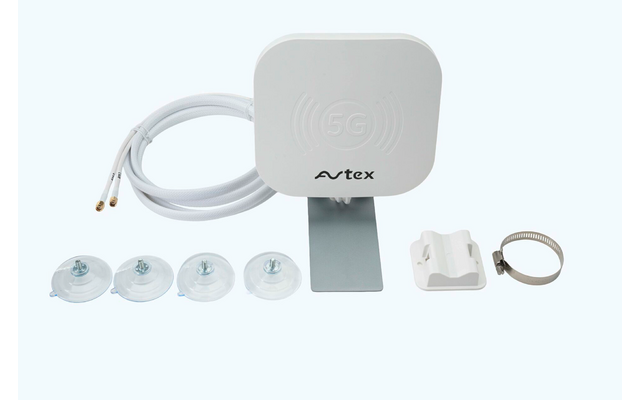 Immagine del prodotto Avtex AMR105P 5G Wi-Fi 6 Dual-SIM-Router mit tragbarer MiMo-Antenne f&uuml;r 12/24 V 1