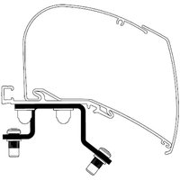 Thule Markisenadapterset 3 teilig f&uuml;r Renault Master 2024 L3H2 mit Thule Omnistor 6300 Dachmarkise 3,75 Meter
